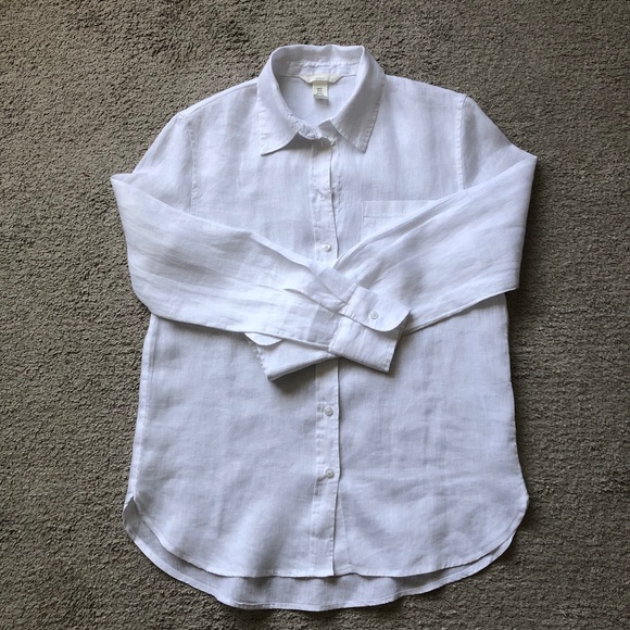 H&M 100% Linen Shirt.NWOT. - Picture 1 of 2